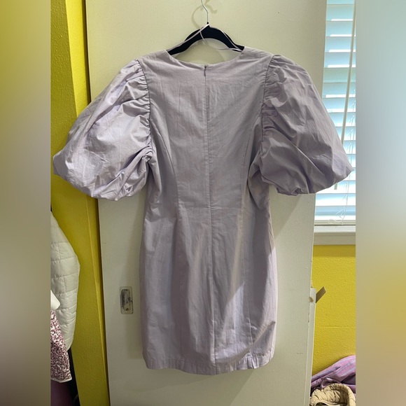 Endless Rose Puff Sleeve Pastel Purple Mini Dress - Picture 4 of 8